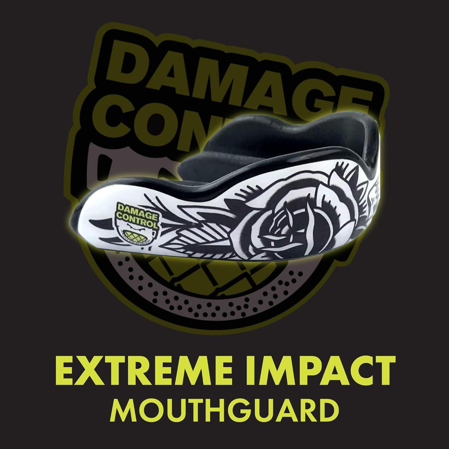 Protector Bucal Damage Control EI Negro para Boxeo y MMA