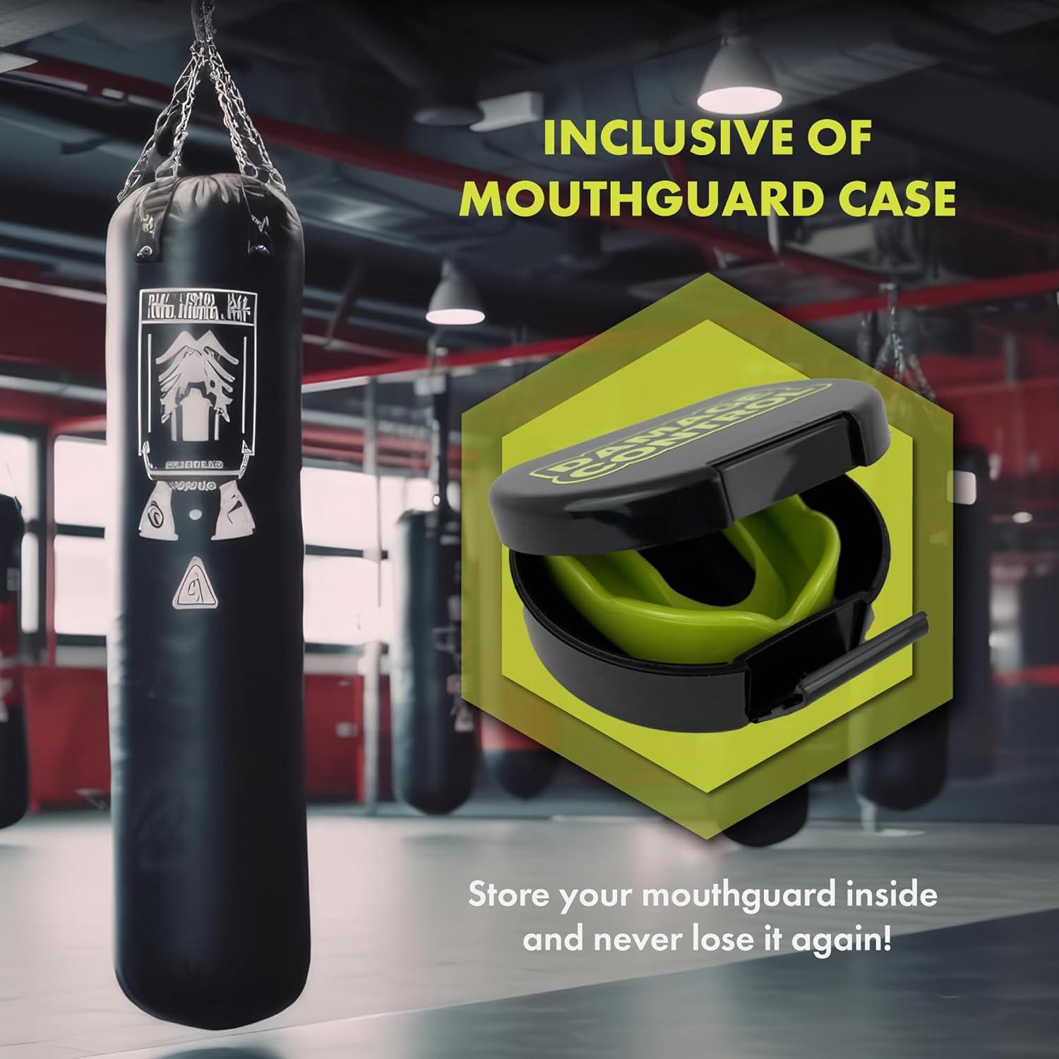 Protector Bucal Damage Control EI Negro para Boxeo y MMA