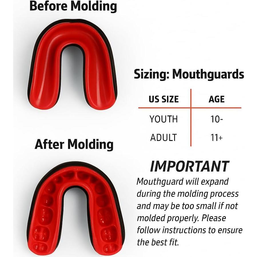 Protector Bucal Venum Challenger Adulto Negro/Azul con Correa