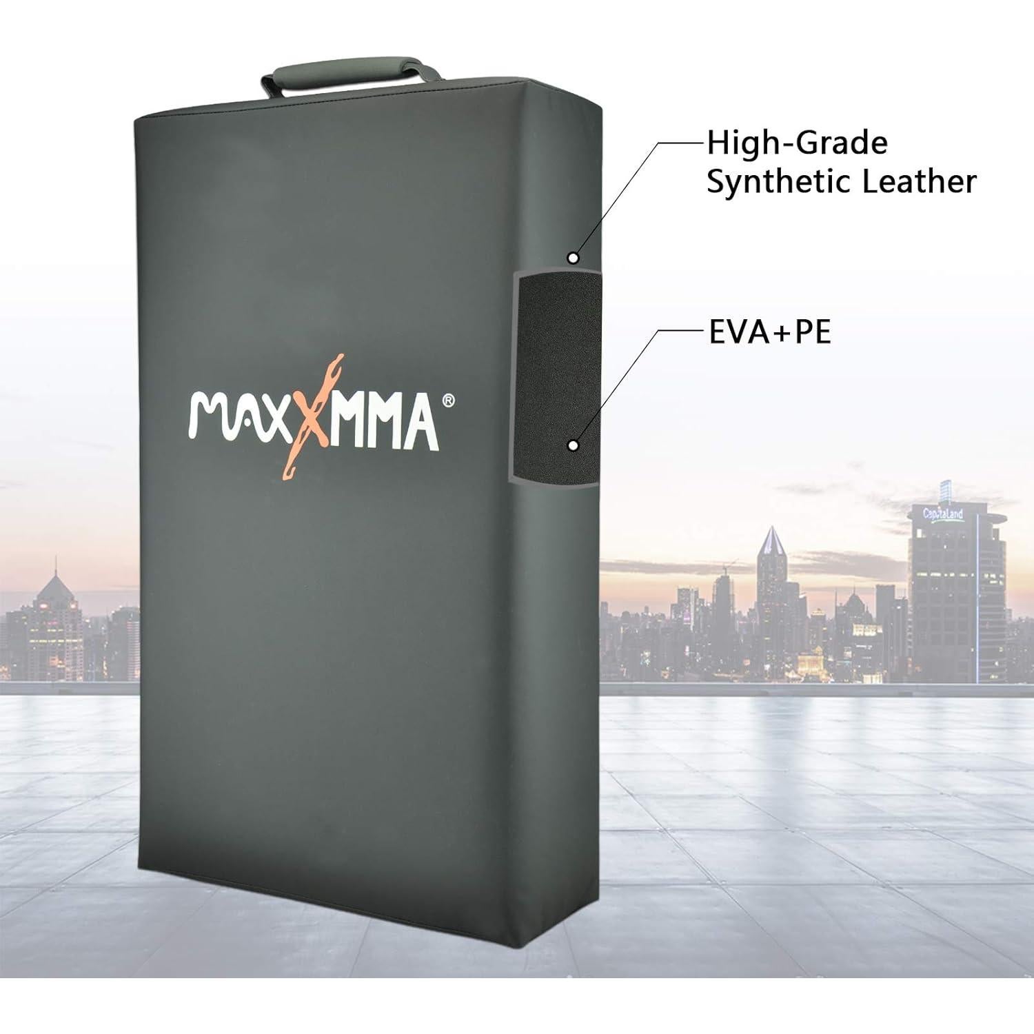 Escudo de Patadas MaxxMMA MF02-a 63.5x38.1cm Negro