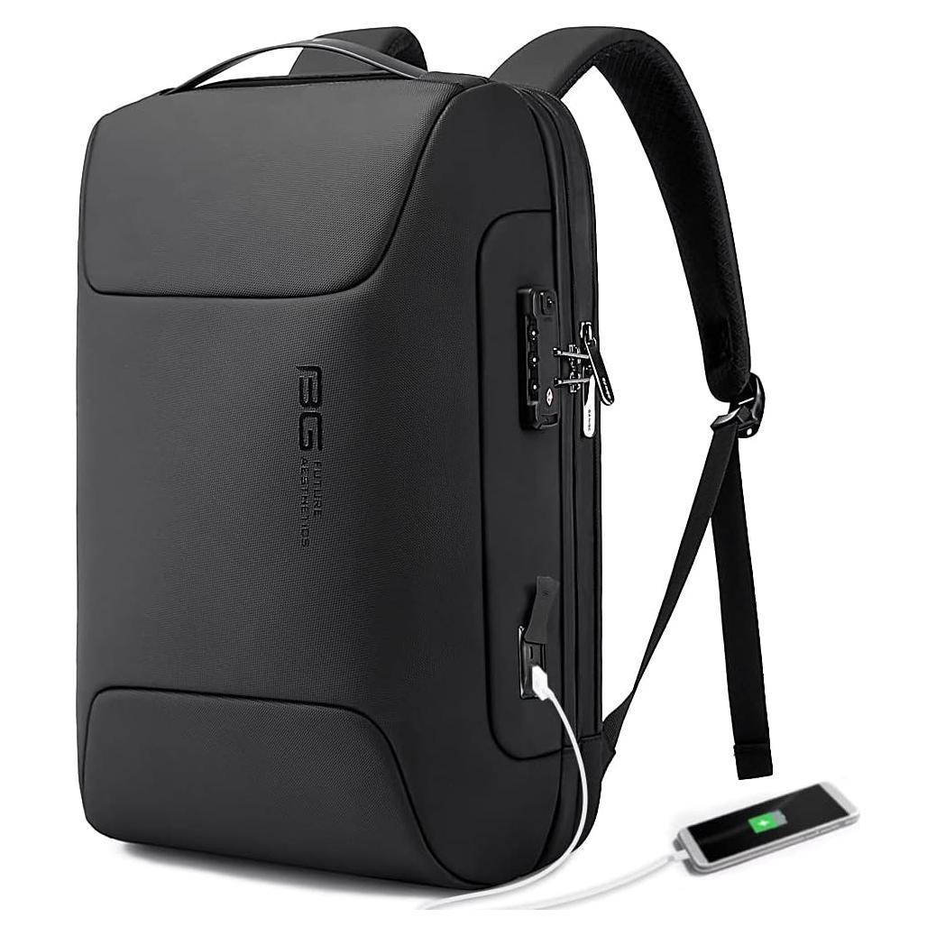Mochila Antirrobo BANGE para Laptop 15.6" USB Carga Rápida