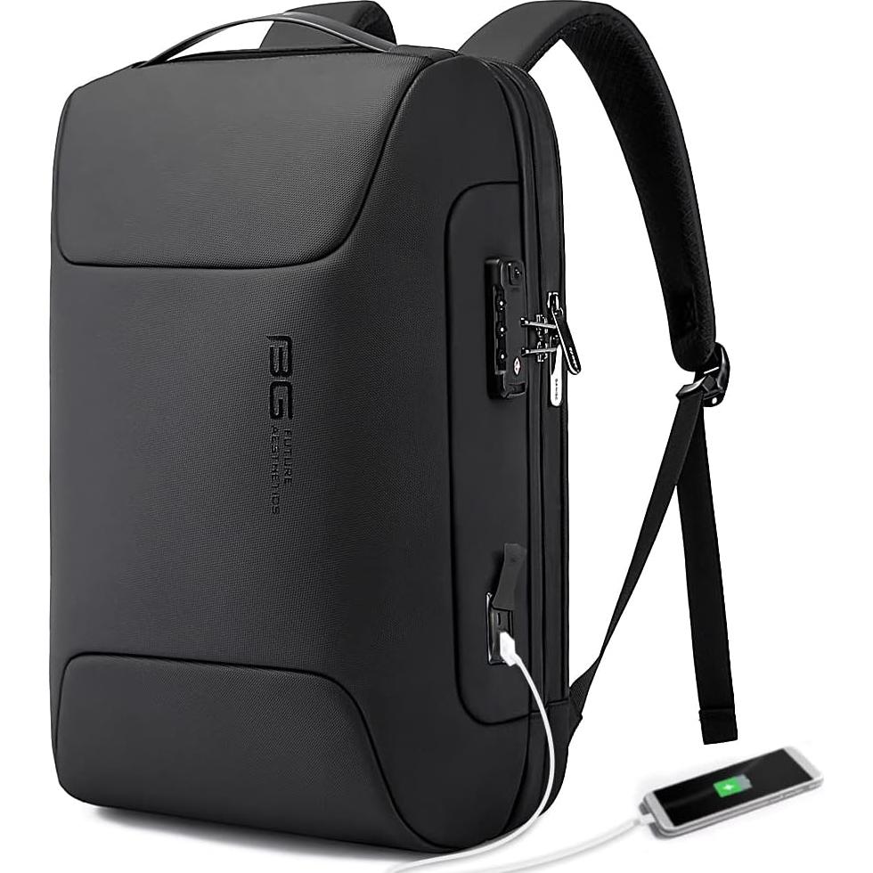 Mochila Antirrobo BANGE para Laptop 15.6" USB Carga Rápida
