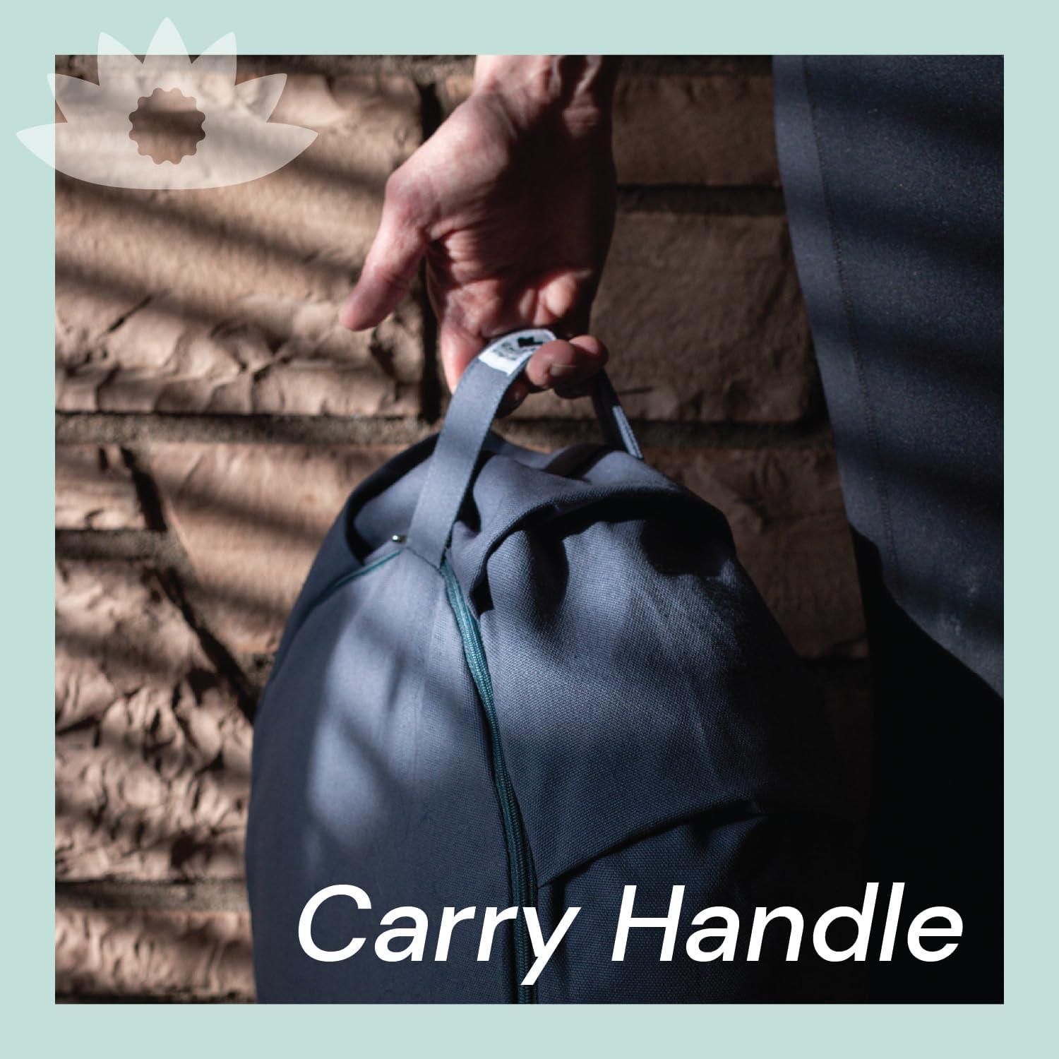 Cojín de Meditación Zafu Waterglider 40.6 cm Trigo Sarraceno