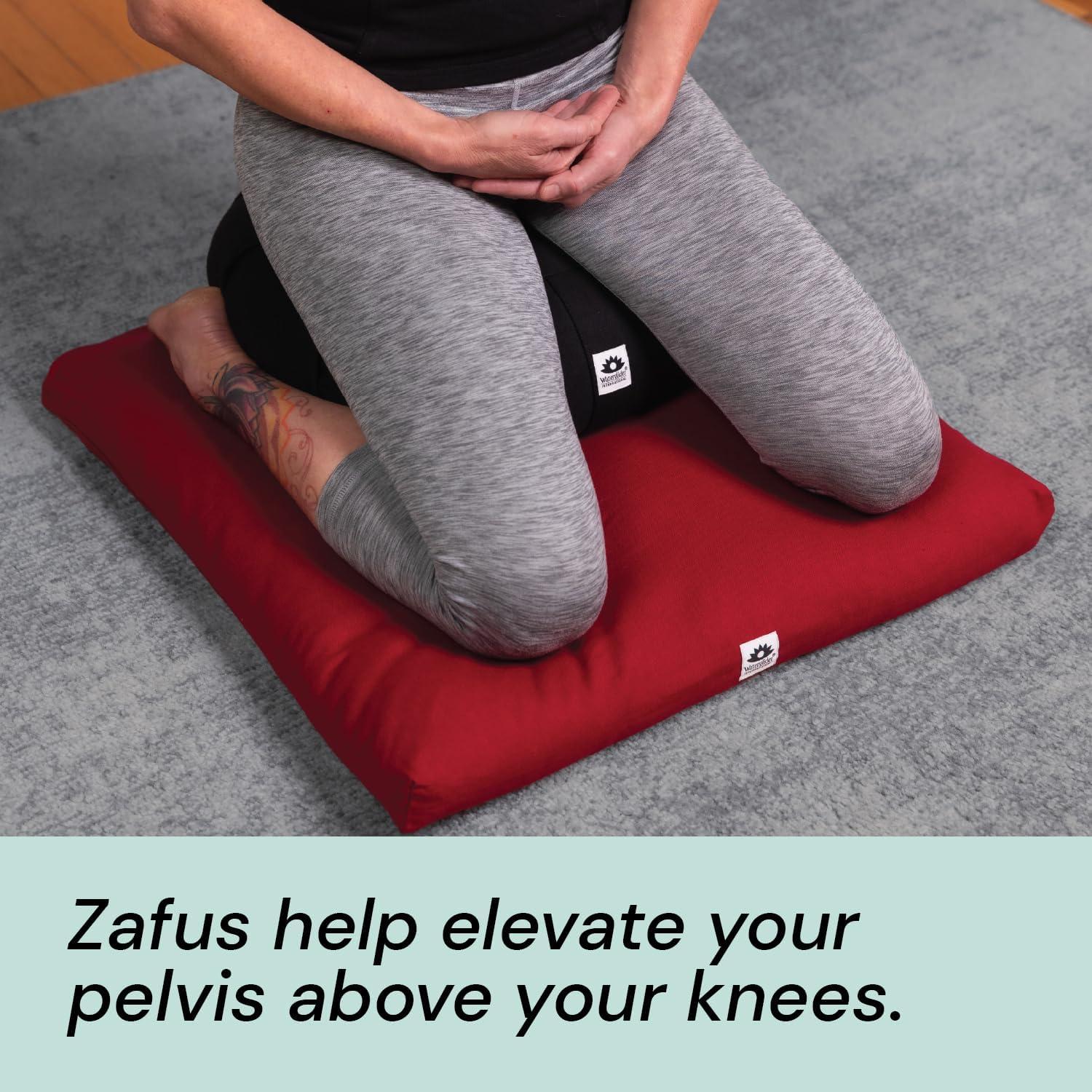 Cojín de Meditación Waterglider Redondo 35cm Relleno Trigo Sarraceno