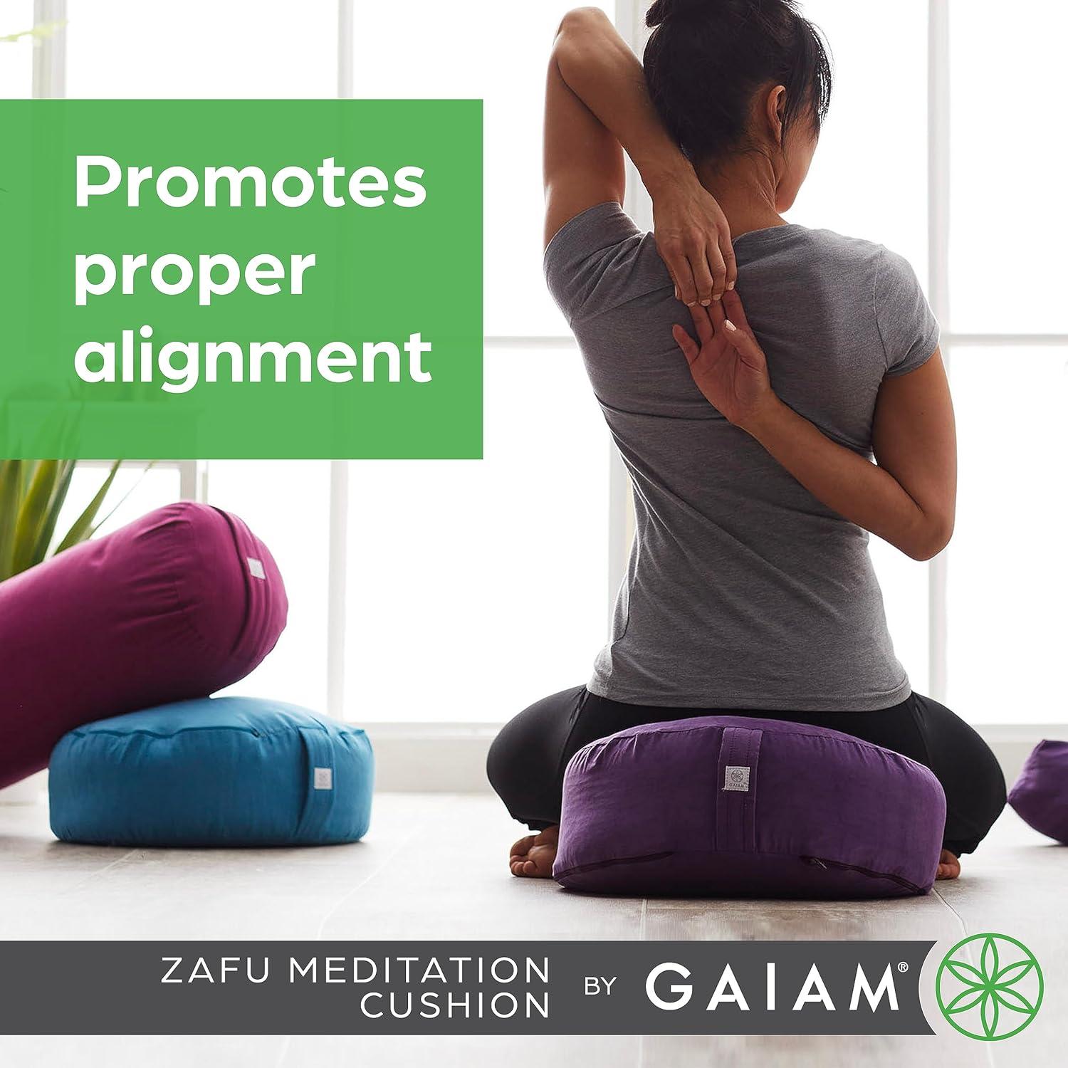 Almohada de Meditación Ergonómica Gaiam Zafu Trigo Sarraceno