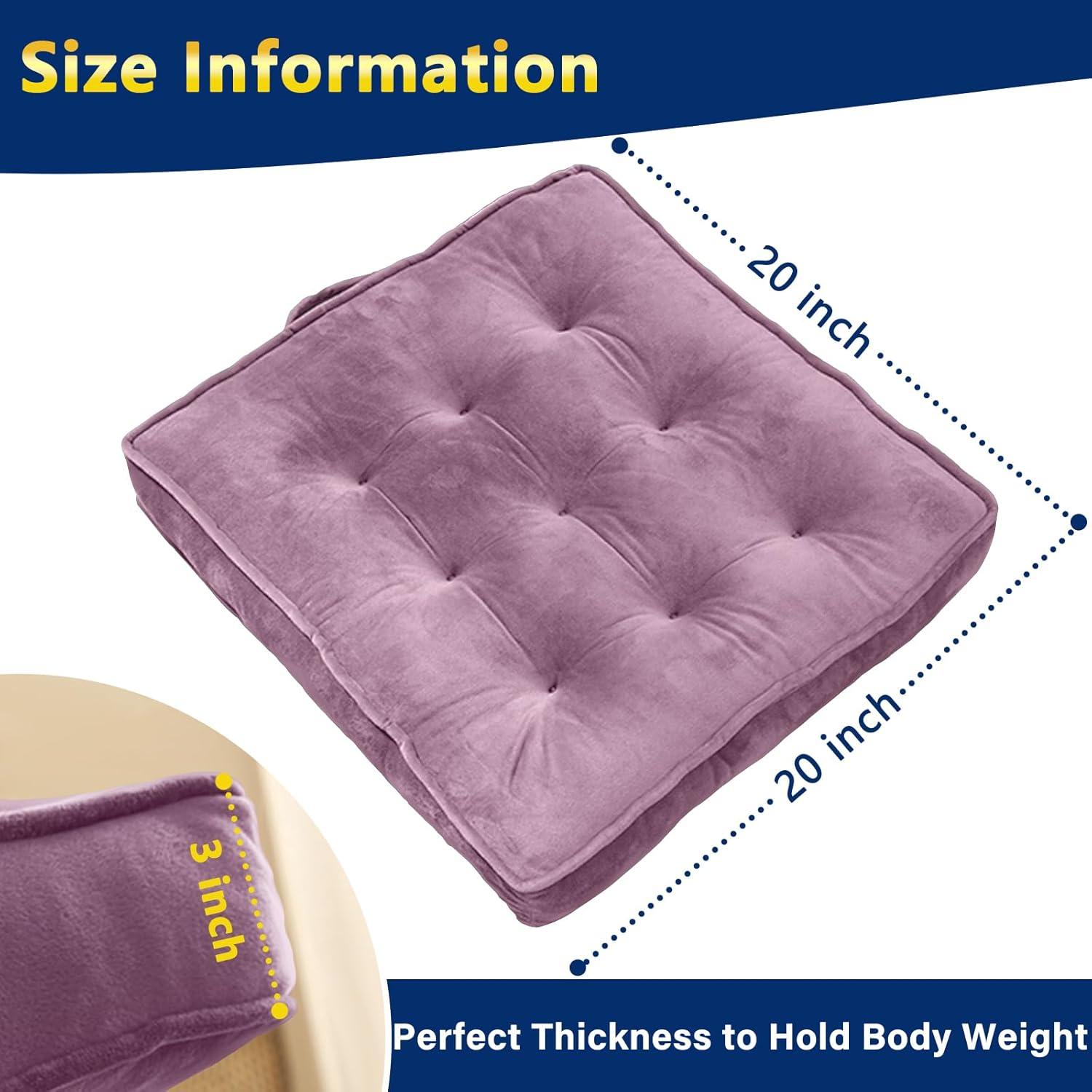 Almohadilla de Suelo 1 MIDDLE ONE 50.8x50.8 cm Espuma Viscoelástica Púrpura