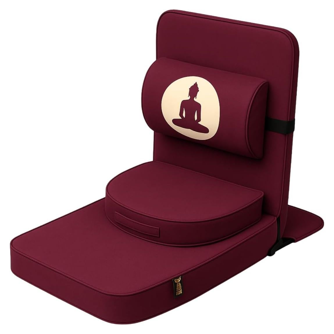 Silla de Meditación Plegable FOM con Soporte de Espalda