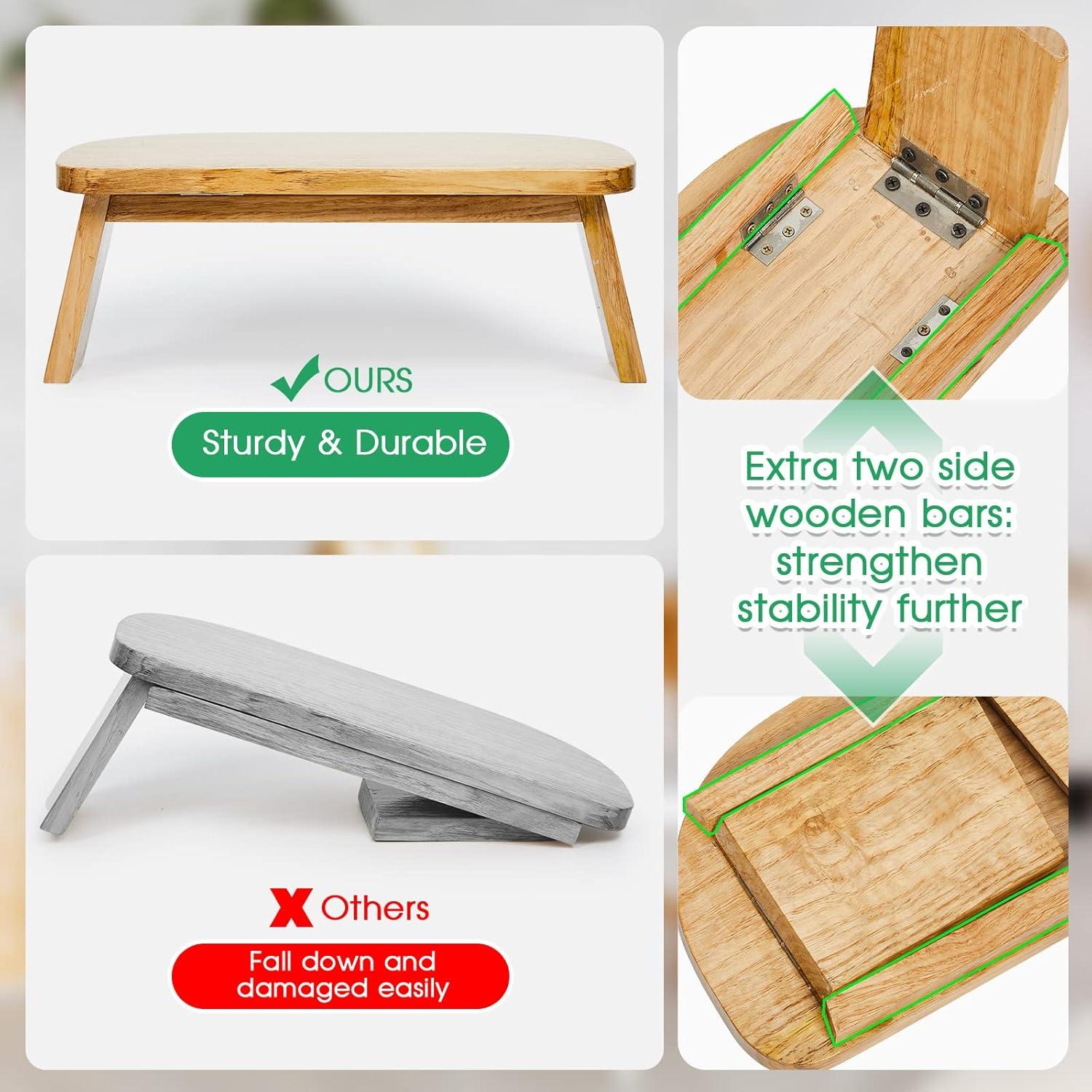 Banco de Meditación Plegable Namalu con Cojín y Bolsa