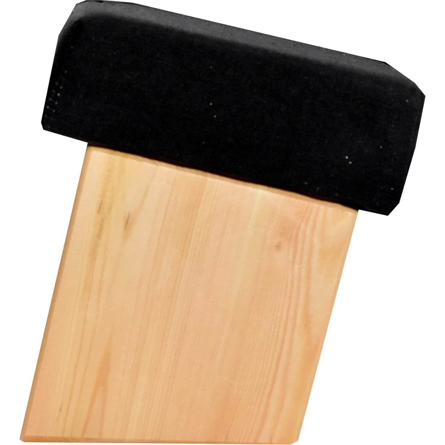 Banco de Meditación Plegable Mudra Crafts con Cojín Negro