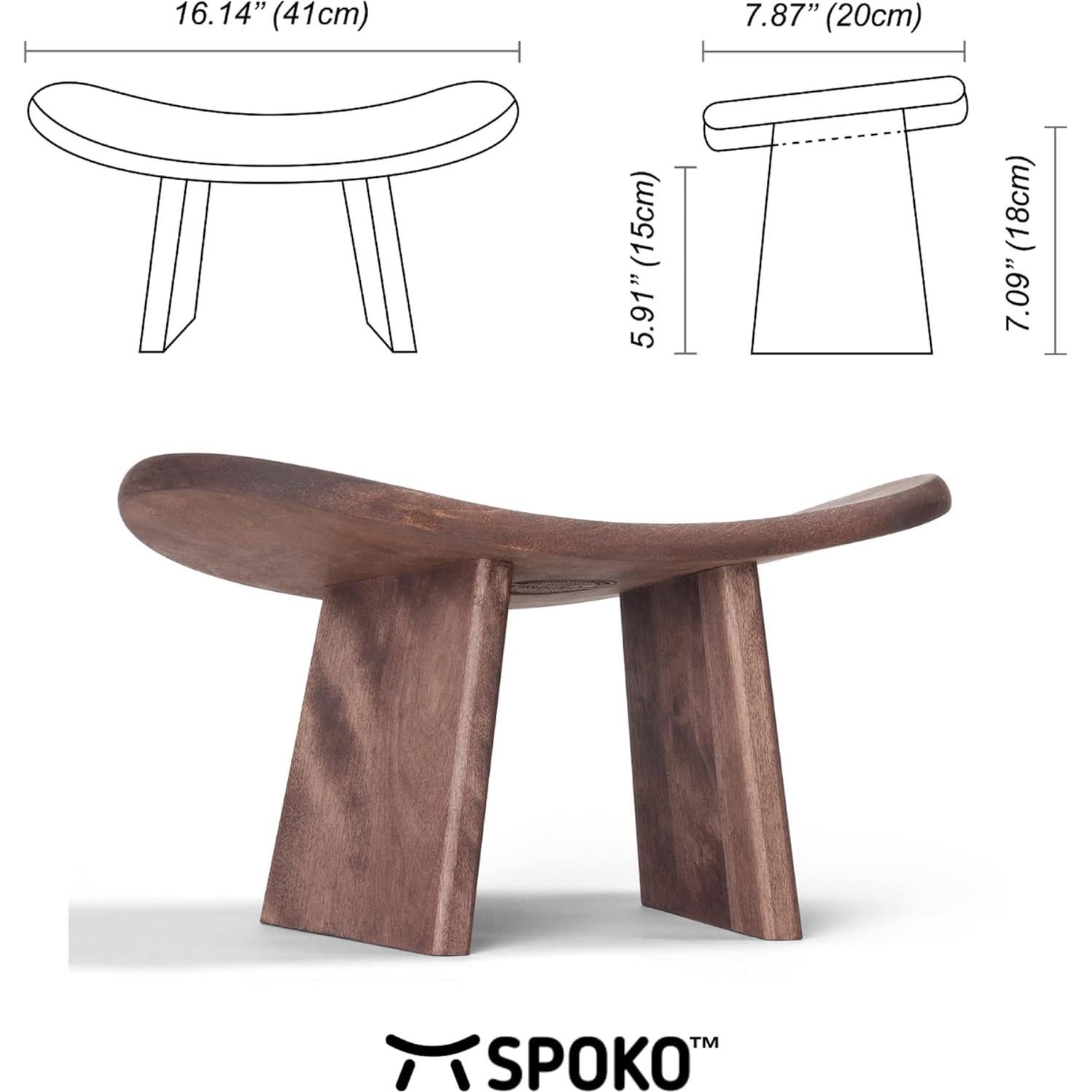 Banco de Meditación Ergonómico SPOKO Moka Viaje 1.99kg