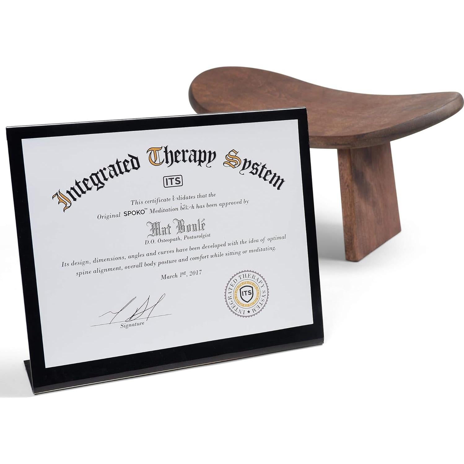 Banco de Meditación Ergonómico SPOKO Moka Viaje 1.99kg