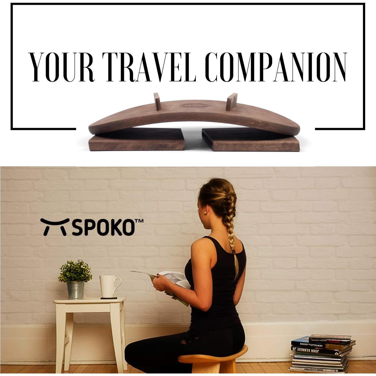 Banco de Meditación Ergonómico SPOKO Moka Viaje 1.99kg