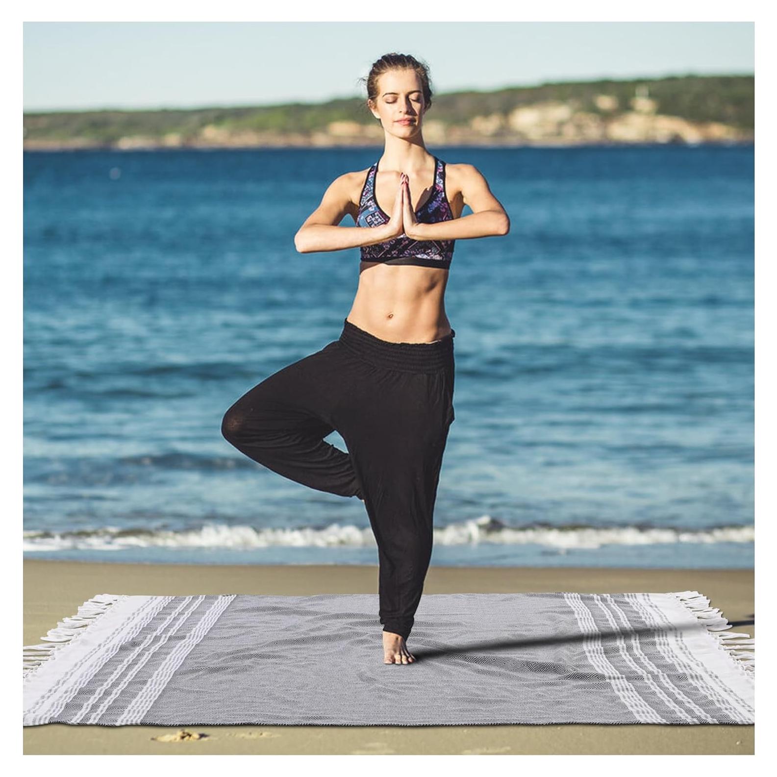 Manta Turca Extra Grande Genovega 127x173 cm Gris Oscuro