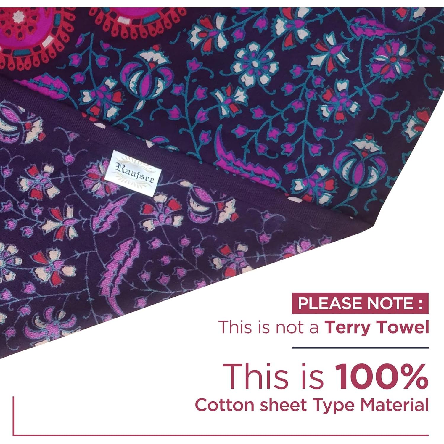 Tapiz Redondo de Algodón Raajsee Mandala 178 cm Boho