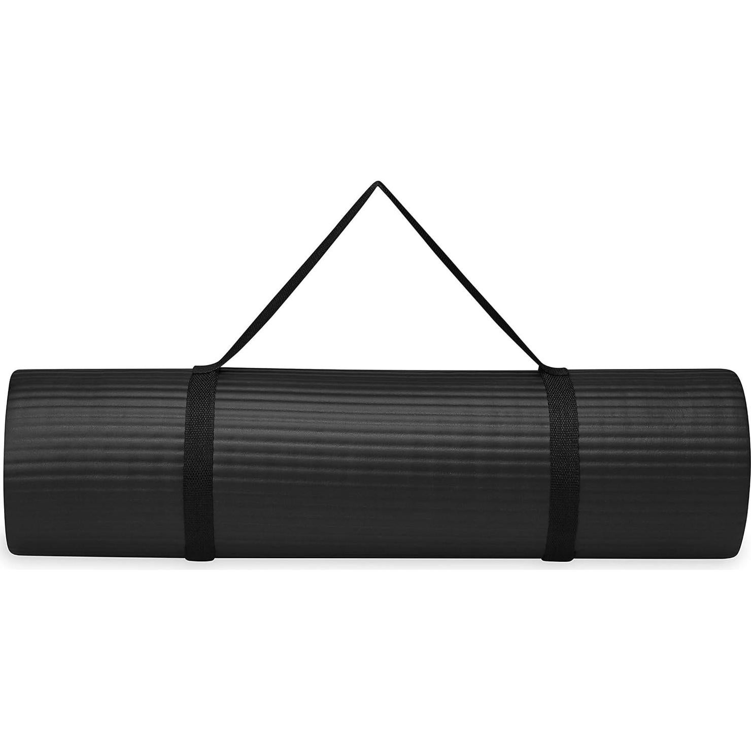 Esterilla de Yoga Gaiam Essentials 10mm Antideslizante Negra