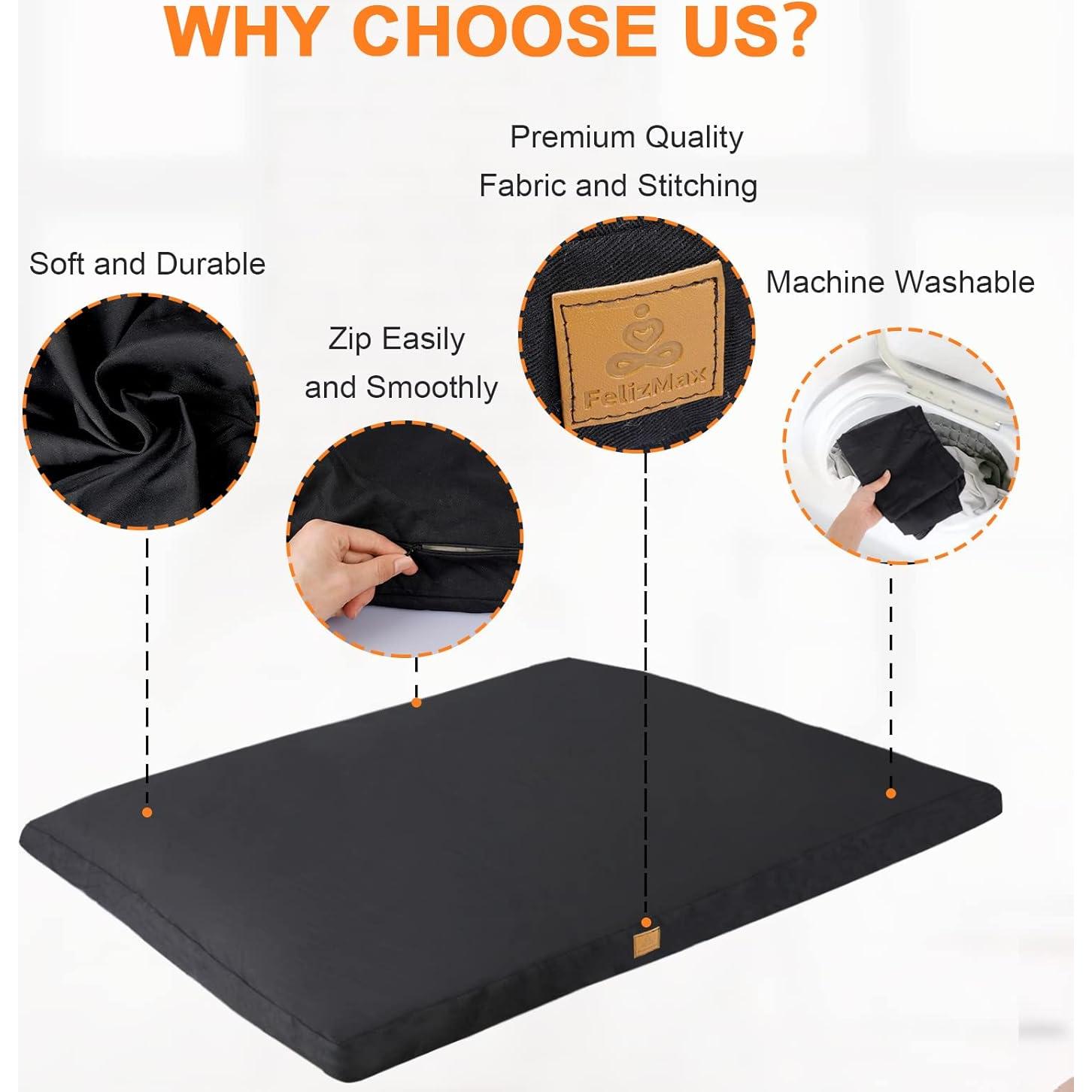 Mat de Meditación FelizMax 91x71cm Algodón Orgánico Gris