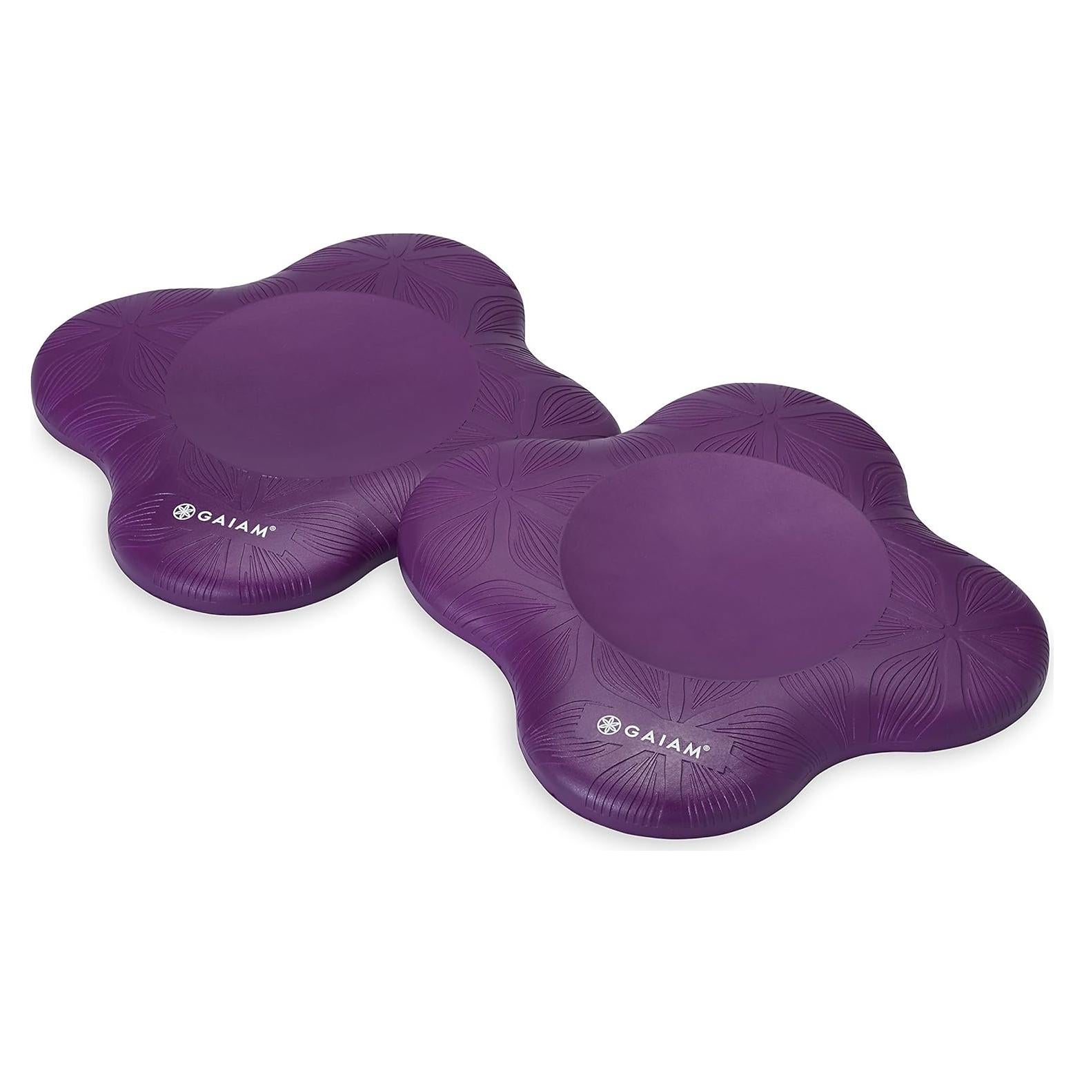 Almohadillas de Rodilla de Yoga Gaiam - Juego de 2, Acolchado Antideslizante