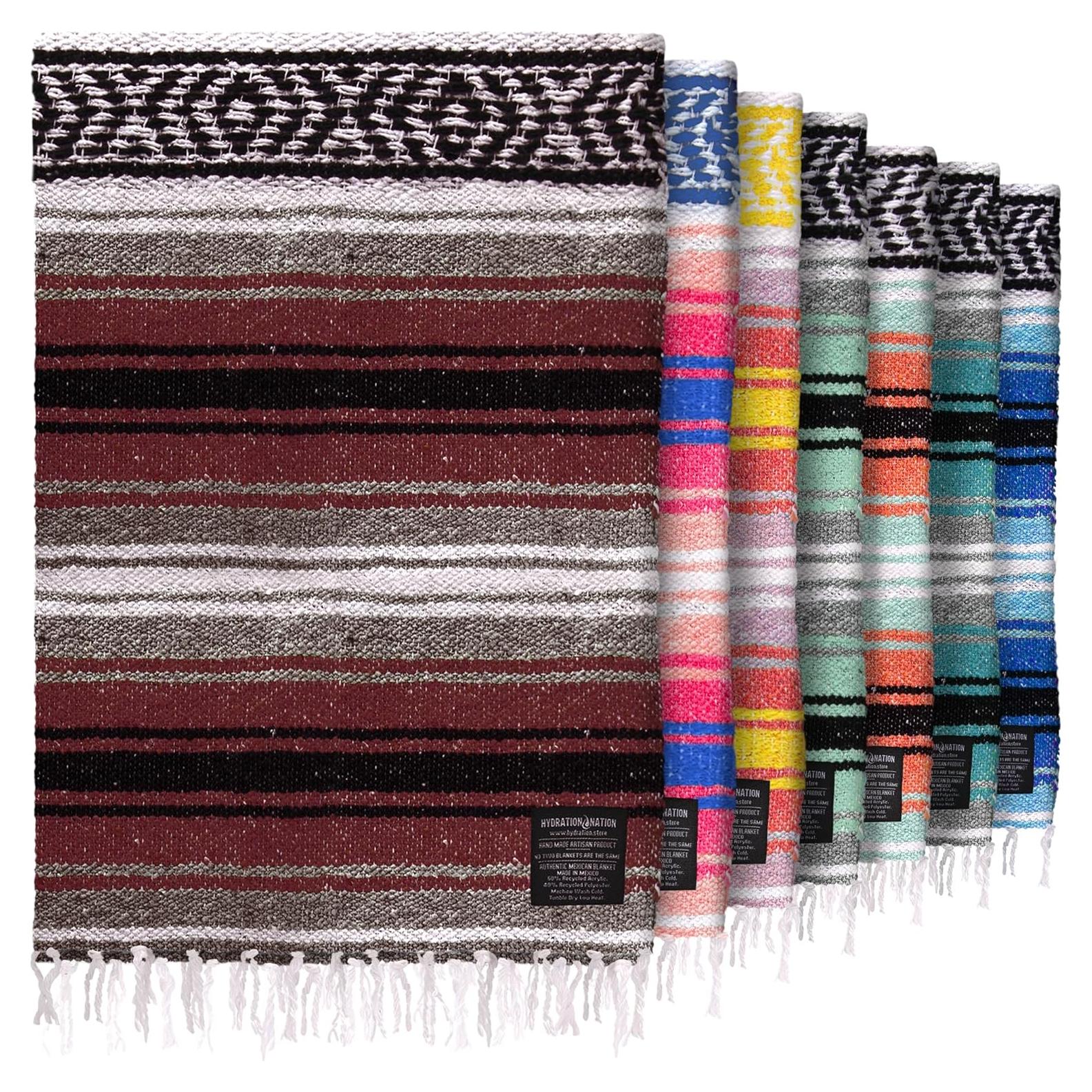 Manta Mexicana Grande Hidratación Nation 180x120cm Cereza