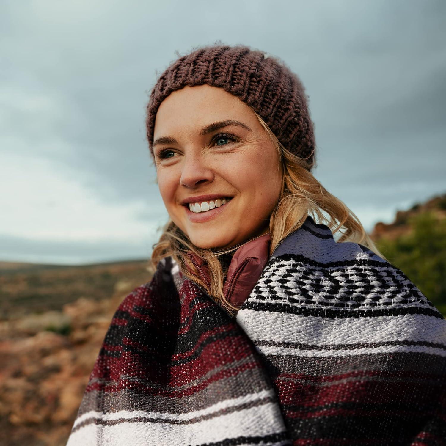 Manta Mexicana Grande Hidratación Nation 180x120cm Cereza