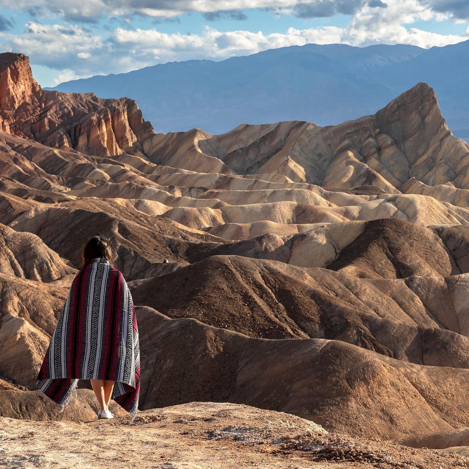 Manta Mexicana Grande Hidratación Nation 180x120cm Cereza