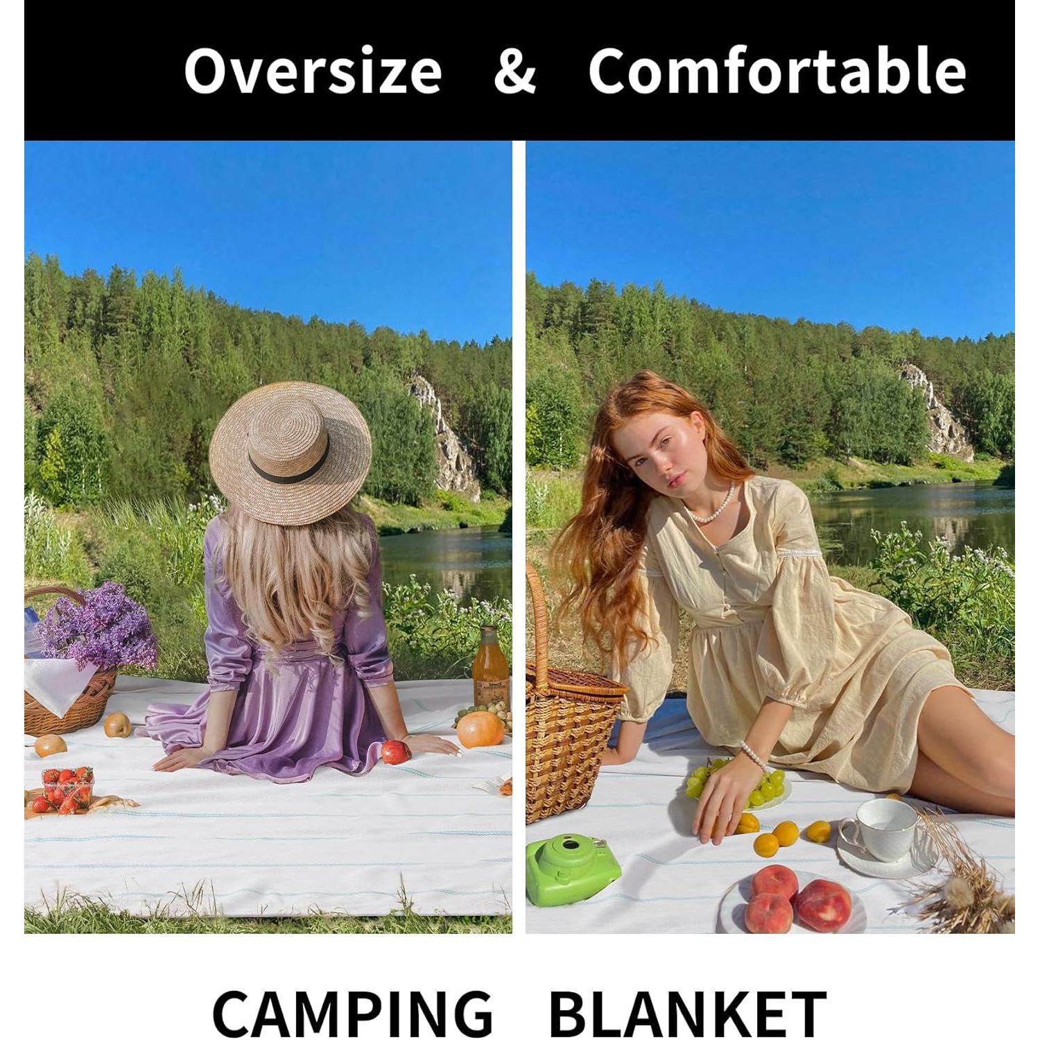 Manta de Yoga Extra Grande Genovega Rayas Gris 127x178 cm