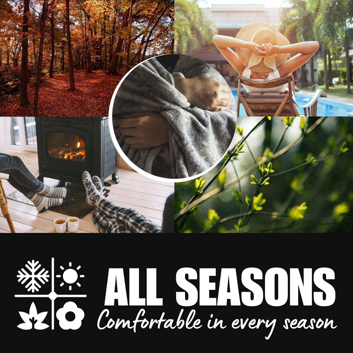 Manta de Meditación Huglanket Negra 165x127cm para Todas las Edades