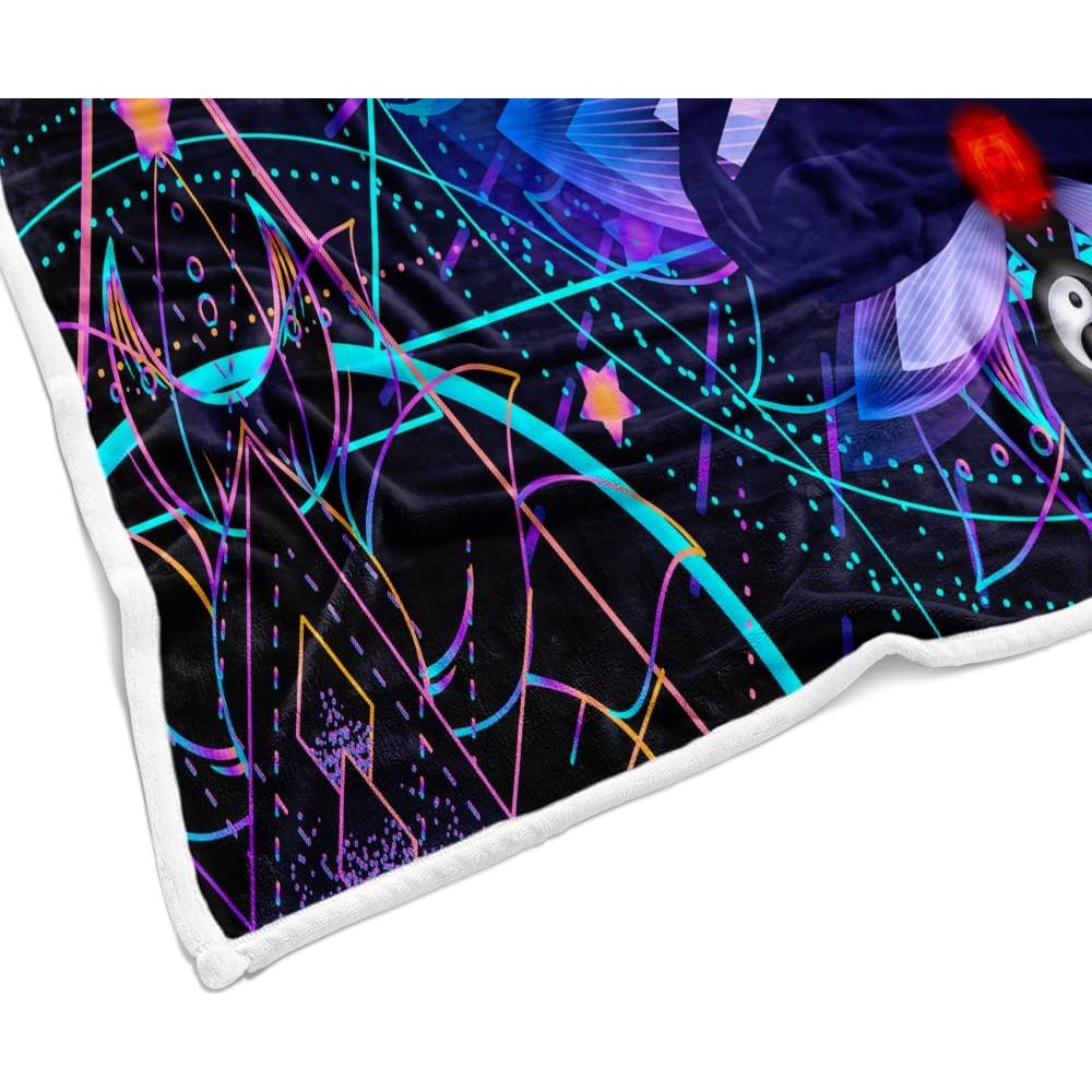 Manta de Yoga JAWO 60x80 cm Siete Chakras Franela Suave