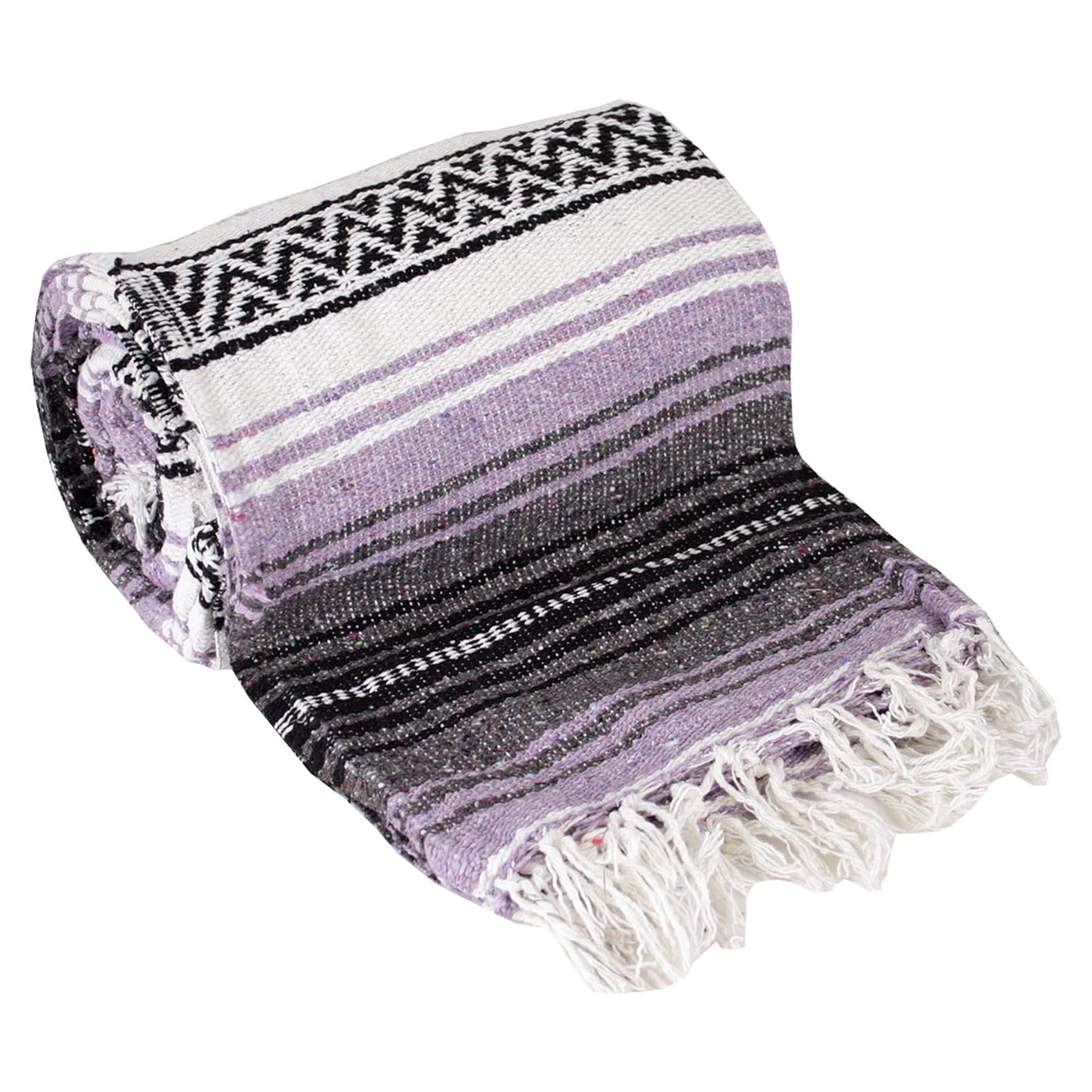 Manta Falsa Mexicana Canyon Creek 193x135 cm Púrpura Claro