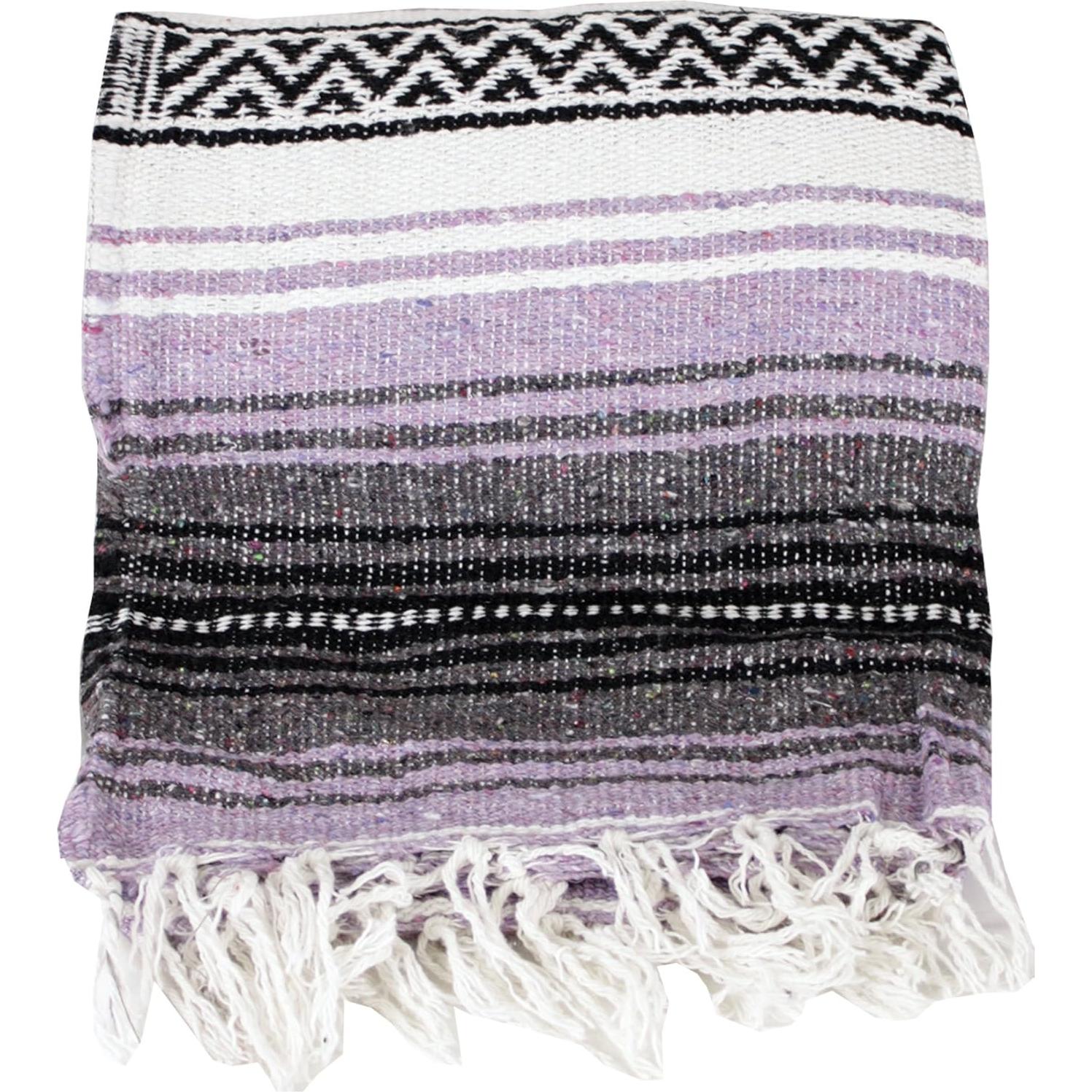 Manta Falsa Mexicana Canyon Creek 193x135 cm Púrpura Claro