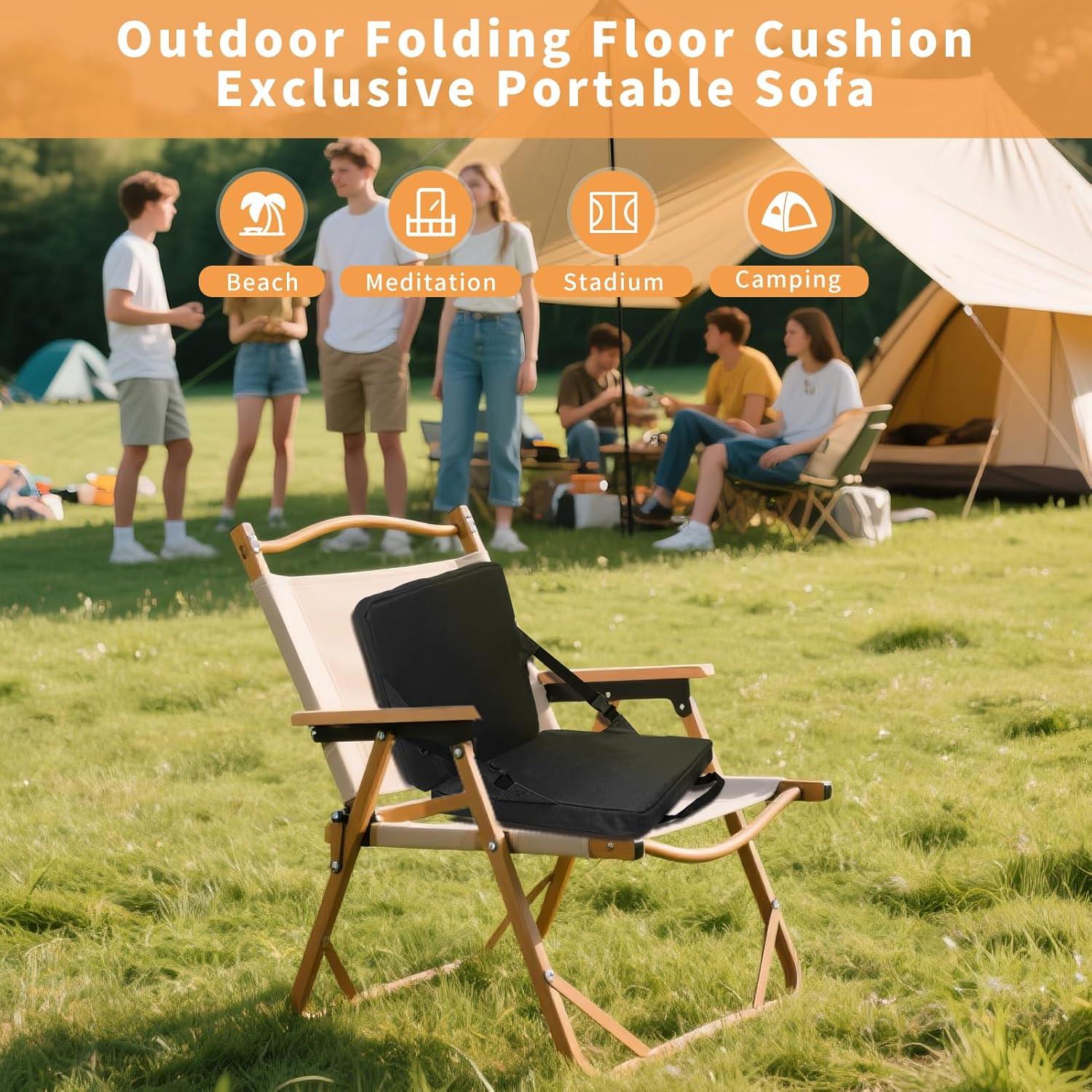 Silla de Suelo Plegable Leapiture con Cojín Ajustable 0.57 kg