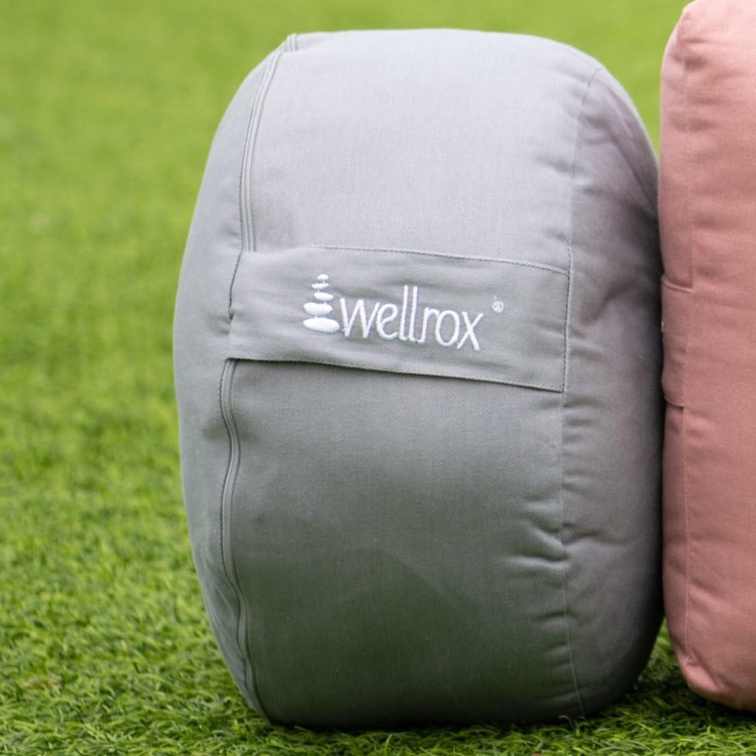 Cojín de Meditación Wellrox MOD ZAFU Algodón Gris 30cm