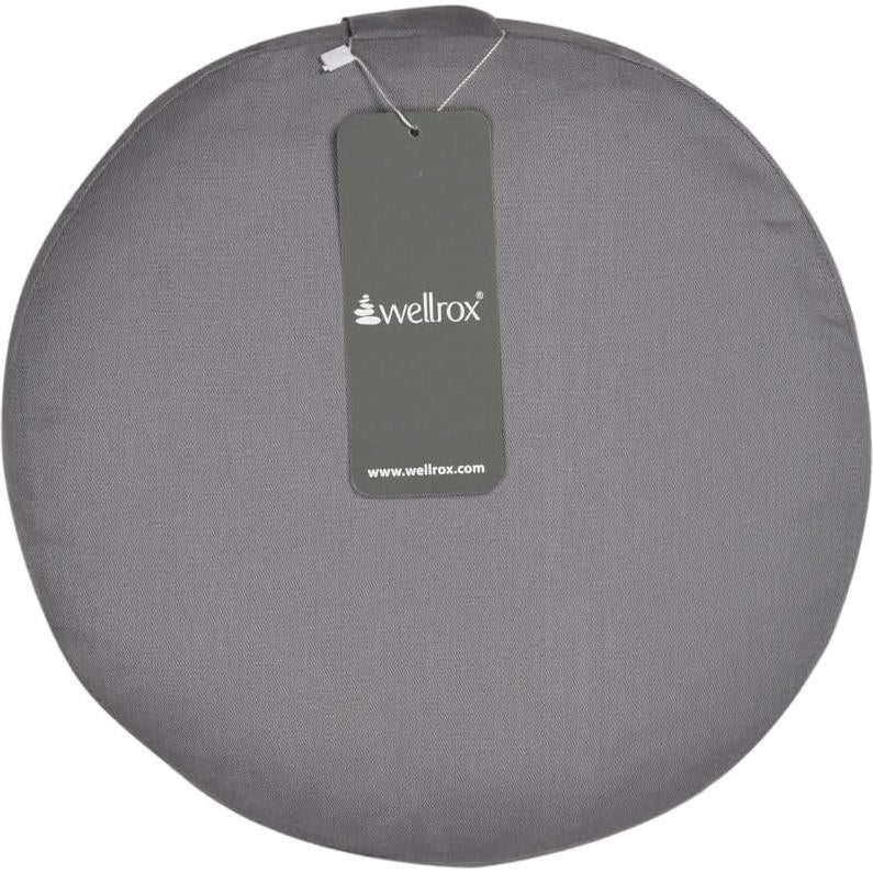 Cojín de Meditación Wellrox MOD ZAFU Algodón Gris 30cm