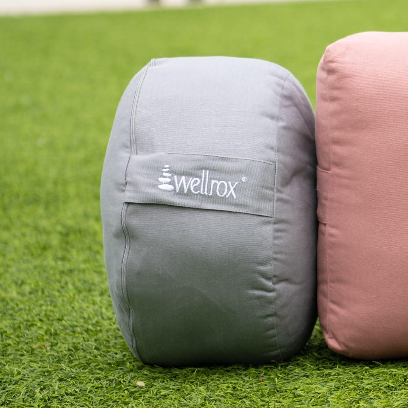 Cojín de Meditación Wellrox MOD ZAFU Algodón Gris 30cm
