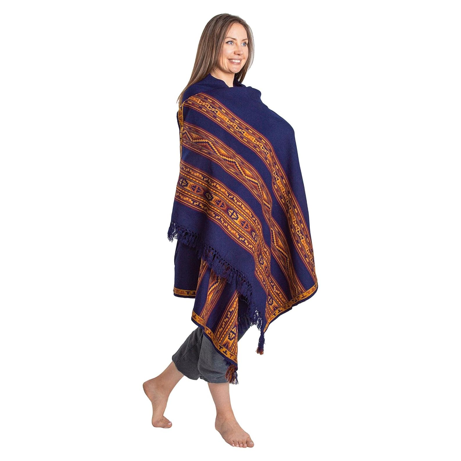 Chal de Meditación Unisex Om Shanti Crafts 213x102 cm