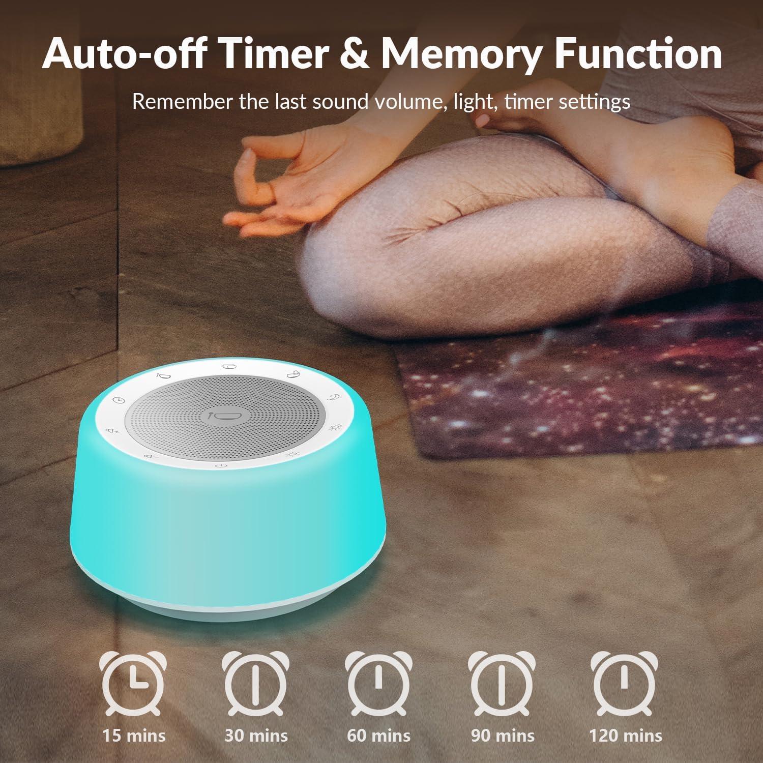 Máquina de Sonido Cuencos Cantores Tibetanos Kipcush K5-S - 11 Sonidos, Luz Nocturna, Temporizador