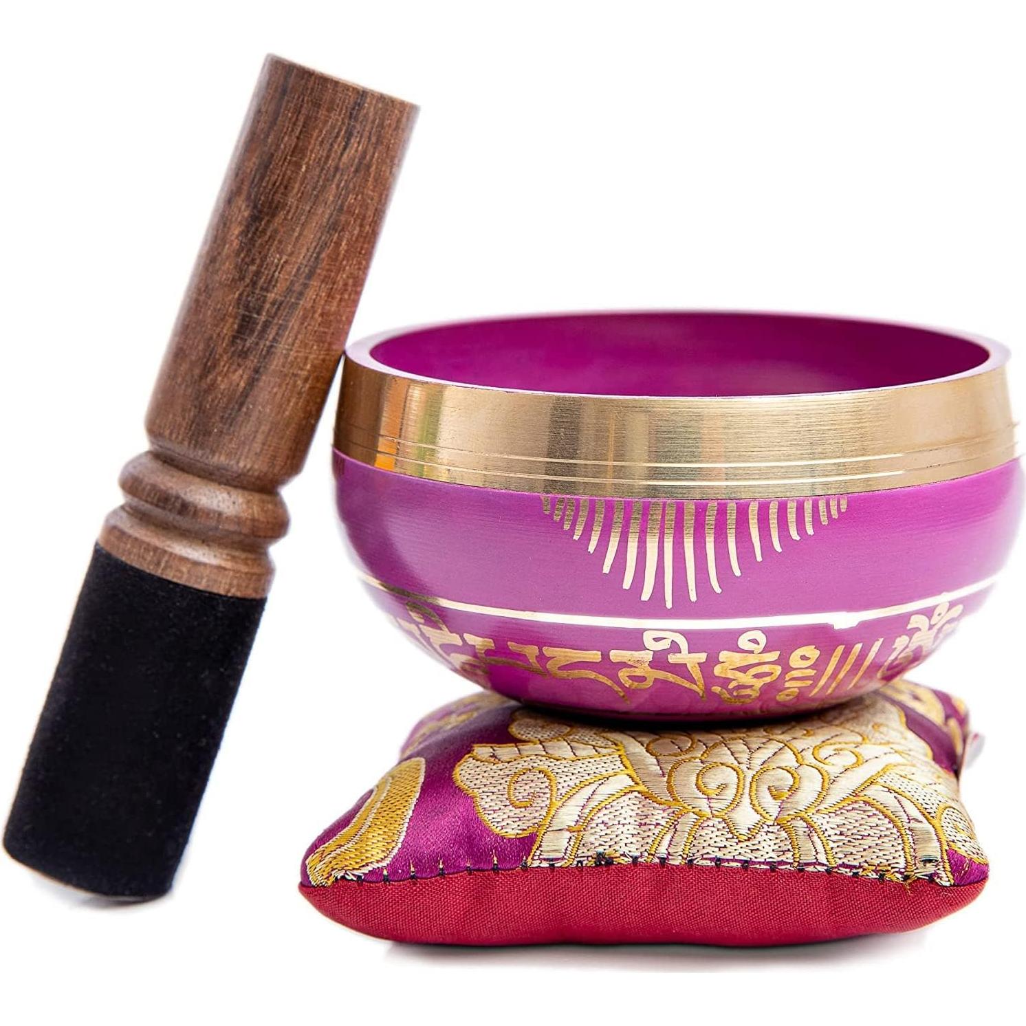 Juego de Cuencos Tibetanos Himalayan Bazaar - Orquídea Rosa - 300g