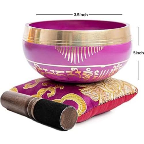 Juego de Cuencos Tibetanos Himalayan Bazaar - Orquídea Rosa - 300g