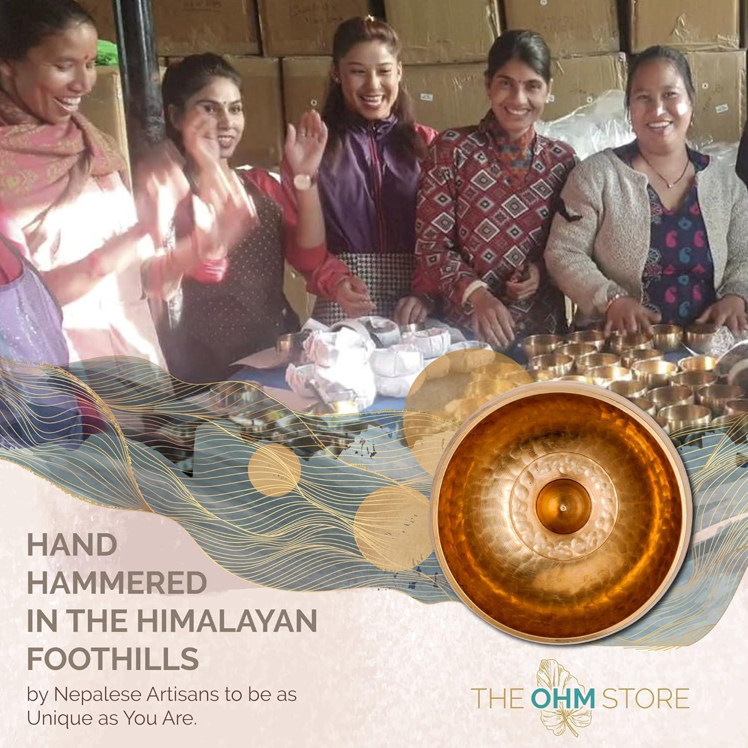 Cuenco Cantor Lingam de Ohm Store - 10.16 cm - Alivio Estrés