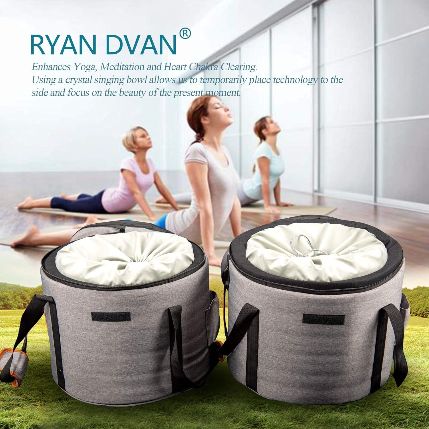 Set de 7 Cuencos Cantantes de Cuarzo RYAN DVAN 432Hz 17-30 cm