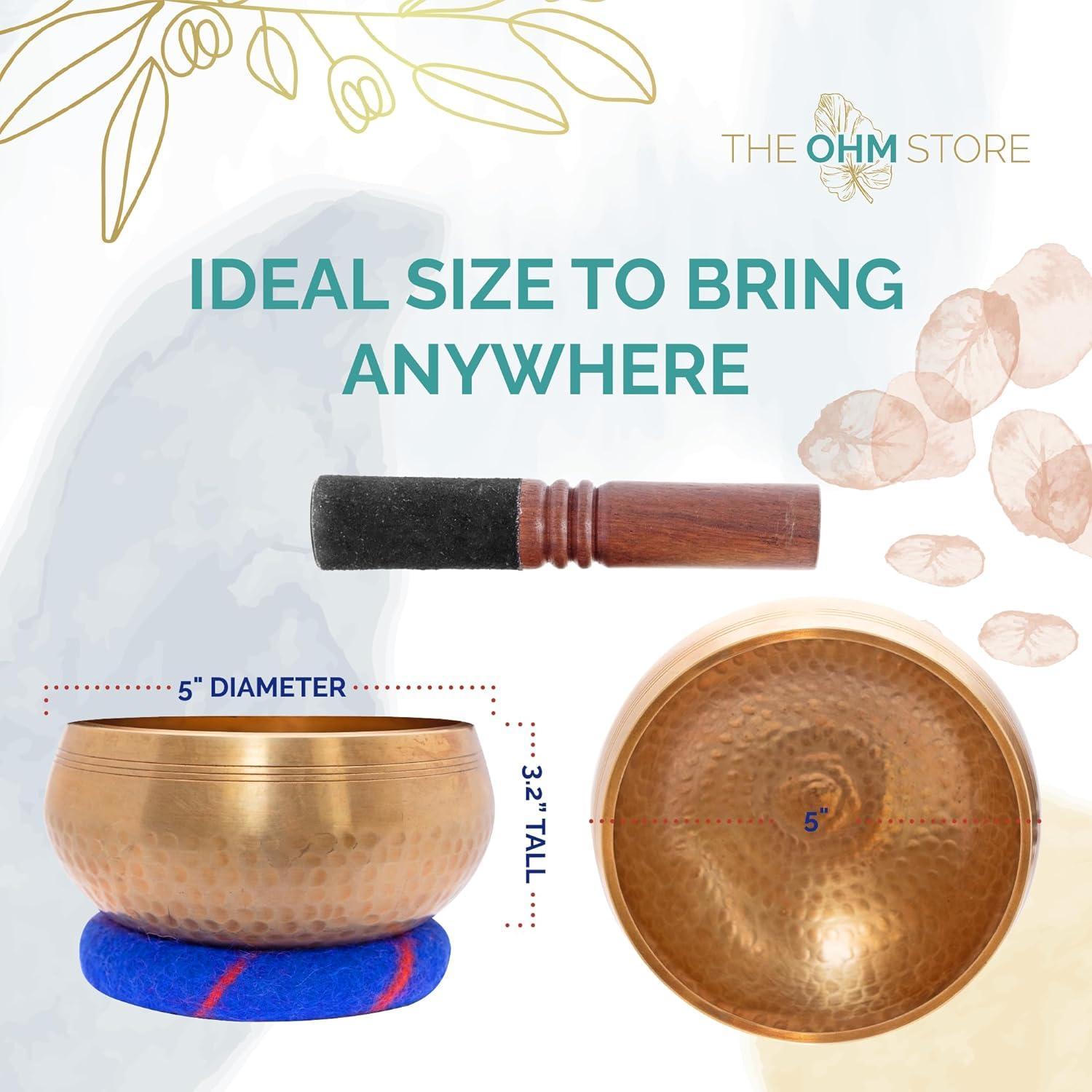 Conjunto de Cuencos Cantores Tibetanos Ohm Store 12.7 cm