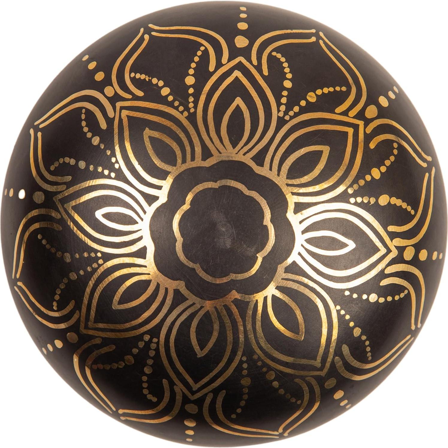 Juego de Cuencos Tibetanos 10.16 cm Himalayan Bazaar Negro