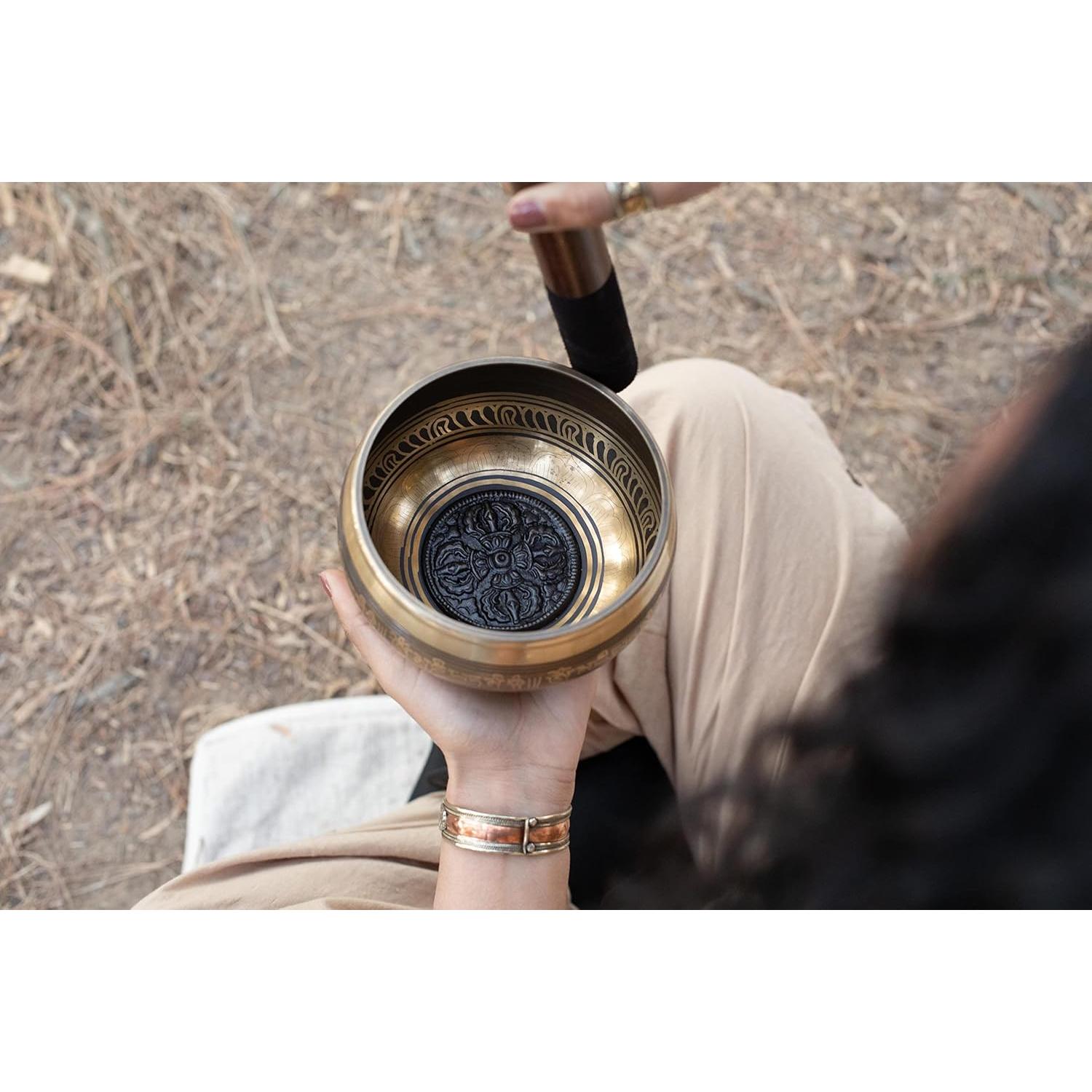 Juego de Cuencos Cantores Tibetanos 12.7 cm - Himalayan Bazaar