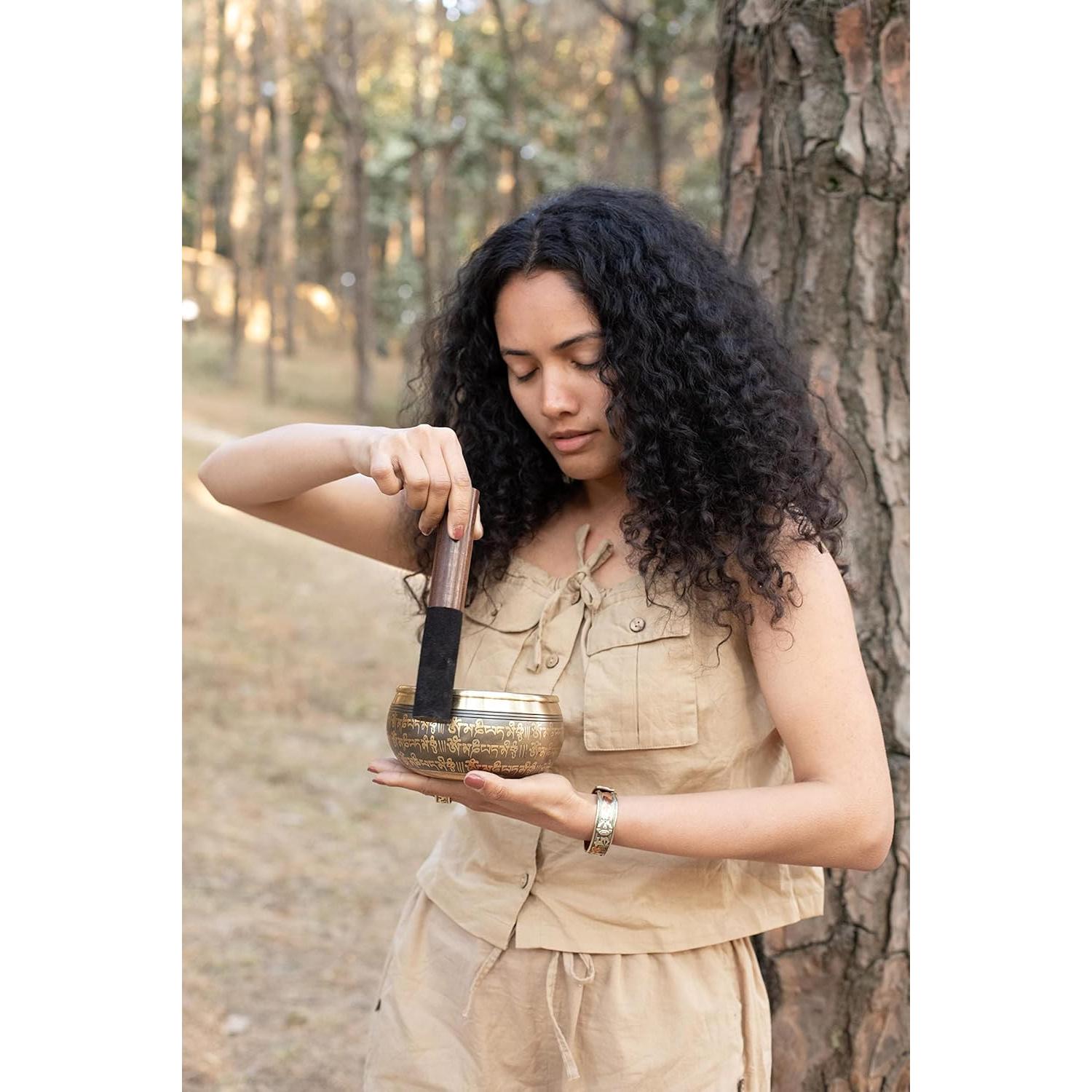 Juego de Cuencos Cantores Tibetanos 12.7 cm - Himalayan Bazaar