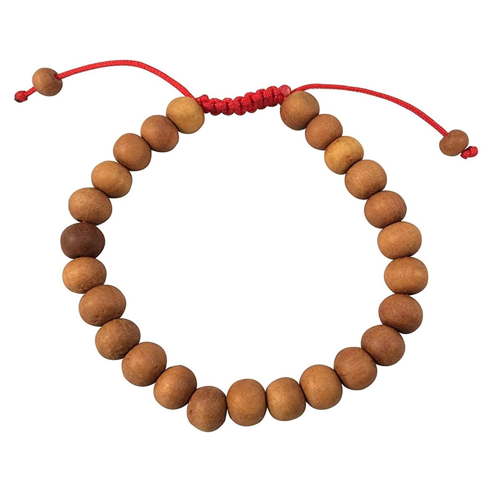 Pulsera Mala de Madera Tibetana para Meditación - Manos de Tíbet