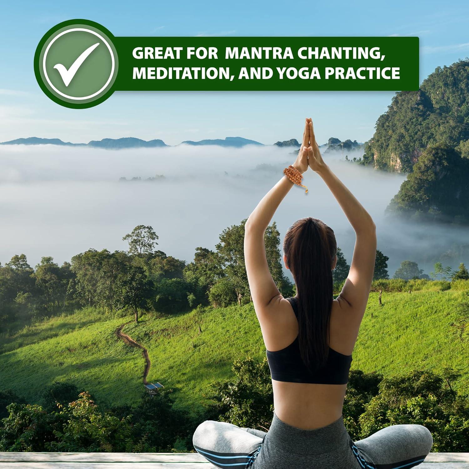 Collar de Cuentas de Mala Bodhi Mandala Crafts 108 Unisex