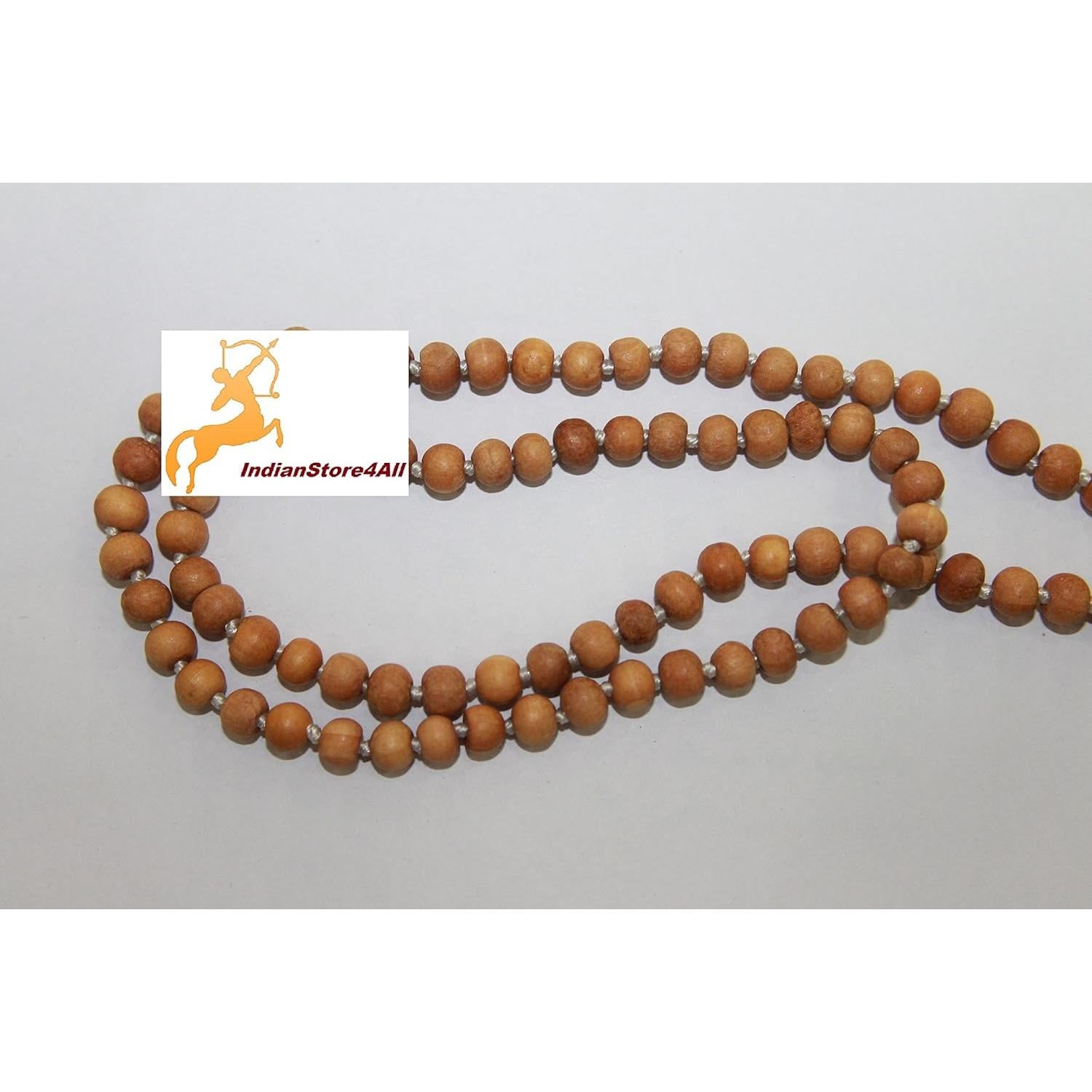 Collar de Meditación Japa Mala Tulsi Sagrado 83.82 cm