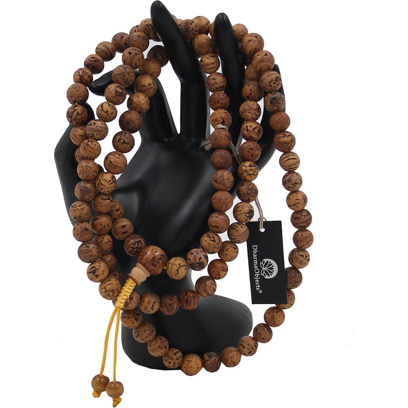 Mala de Meditación Budista de Bodhiseed 108 Cuentas Ajustable