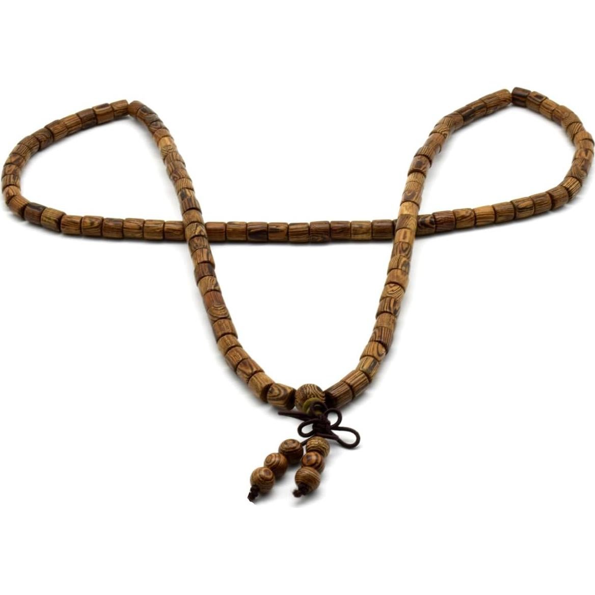 Collar y Pulsera de Oración Zen Dear 108 Cuentas de Madera