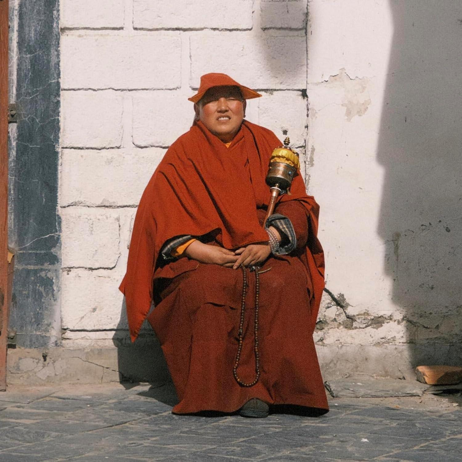 Mala de Cuentas de Cristal Natural Tibetano 108 Sphatik