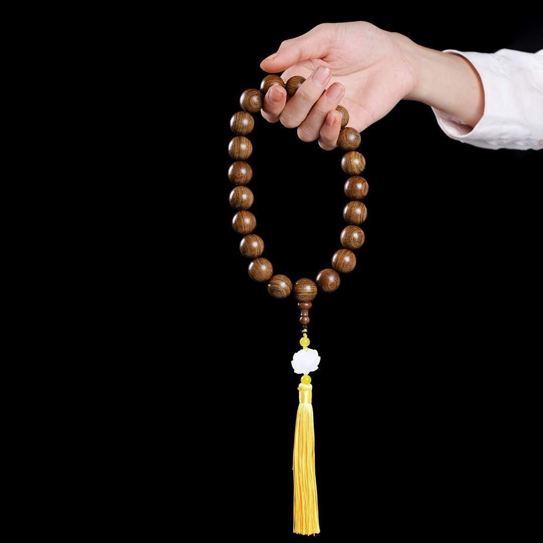 Collar y Pulsera Zen Dear de Cuentas de Madera Natural 20mm